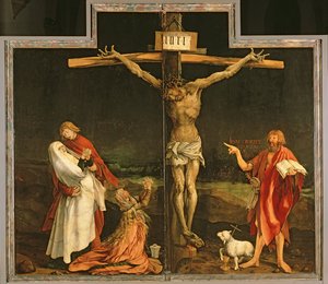 Die Kreuzigung, vom Isenheimer Altar, ca. 1512-15